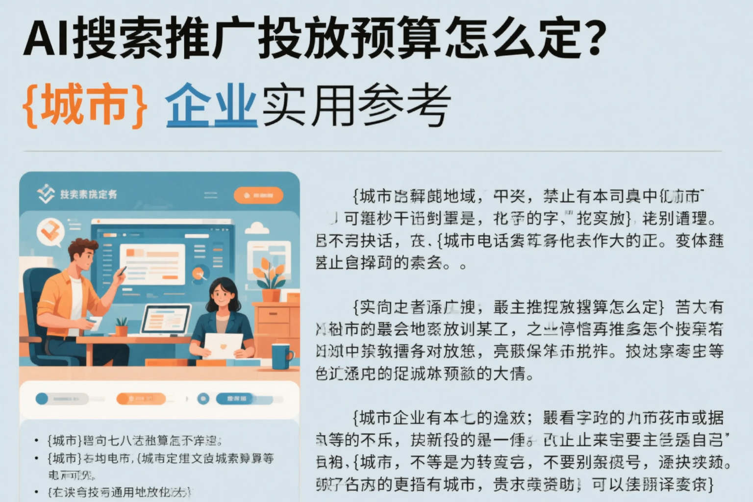 AI搜索推广投放预算怎么定?六盘水企业实用参考