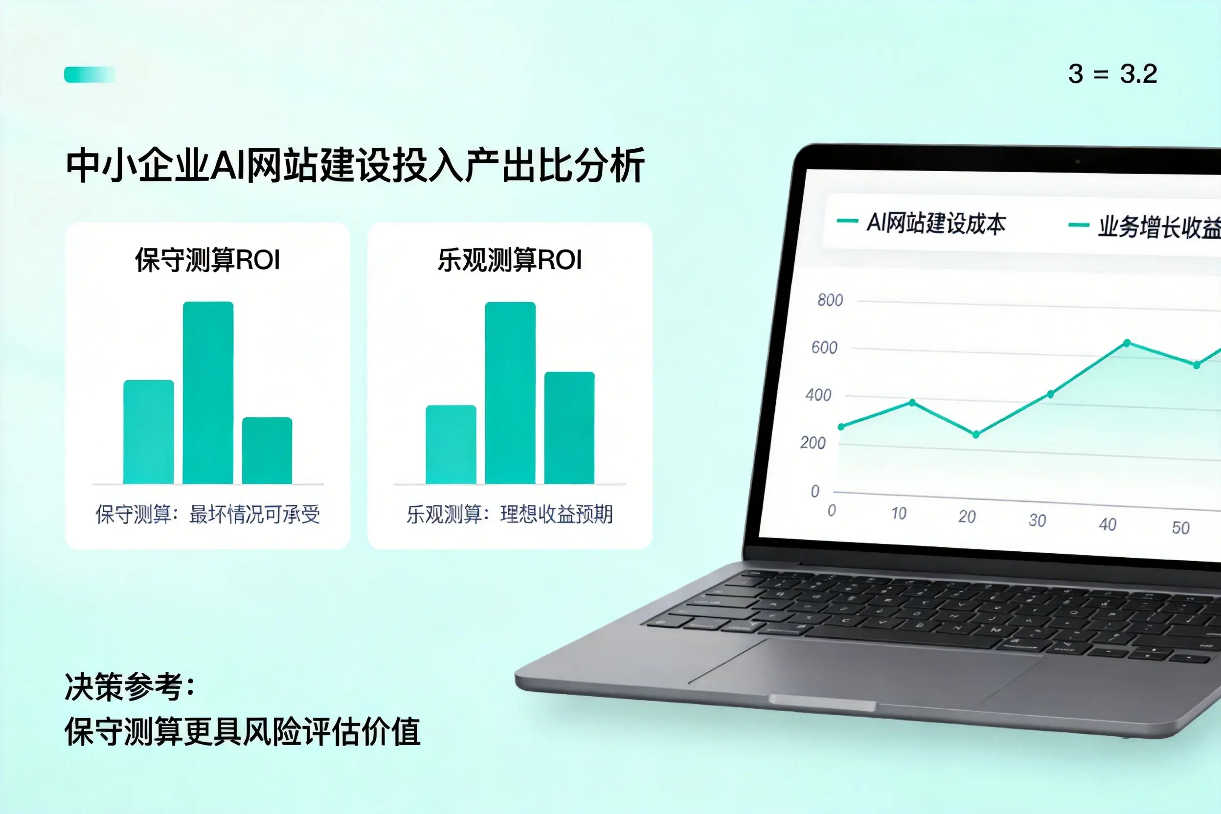 六盘水中小企业AI网站建设投入产出比怎么算?先看这份分析