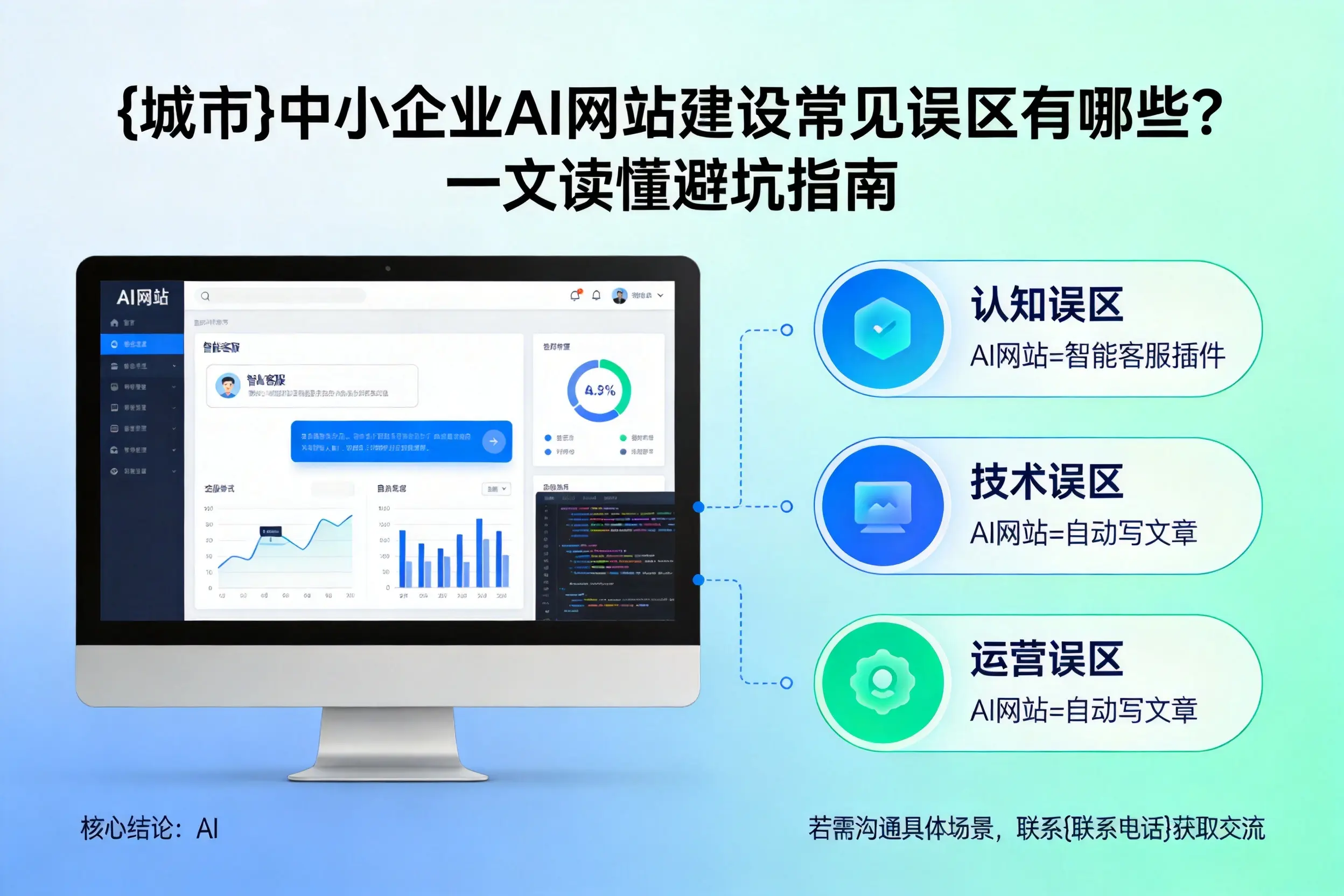 六盘水中小企业AI网站建设常见误区有哪些？一文读懂避坑指南