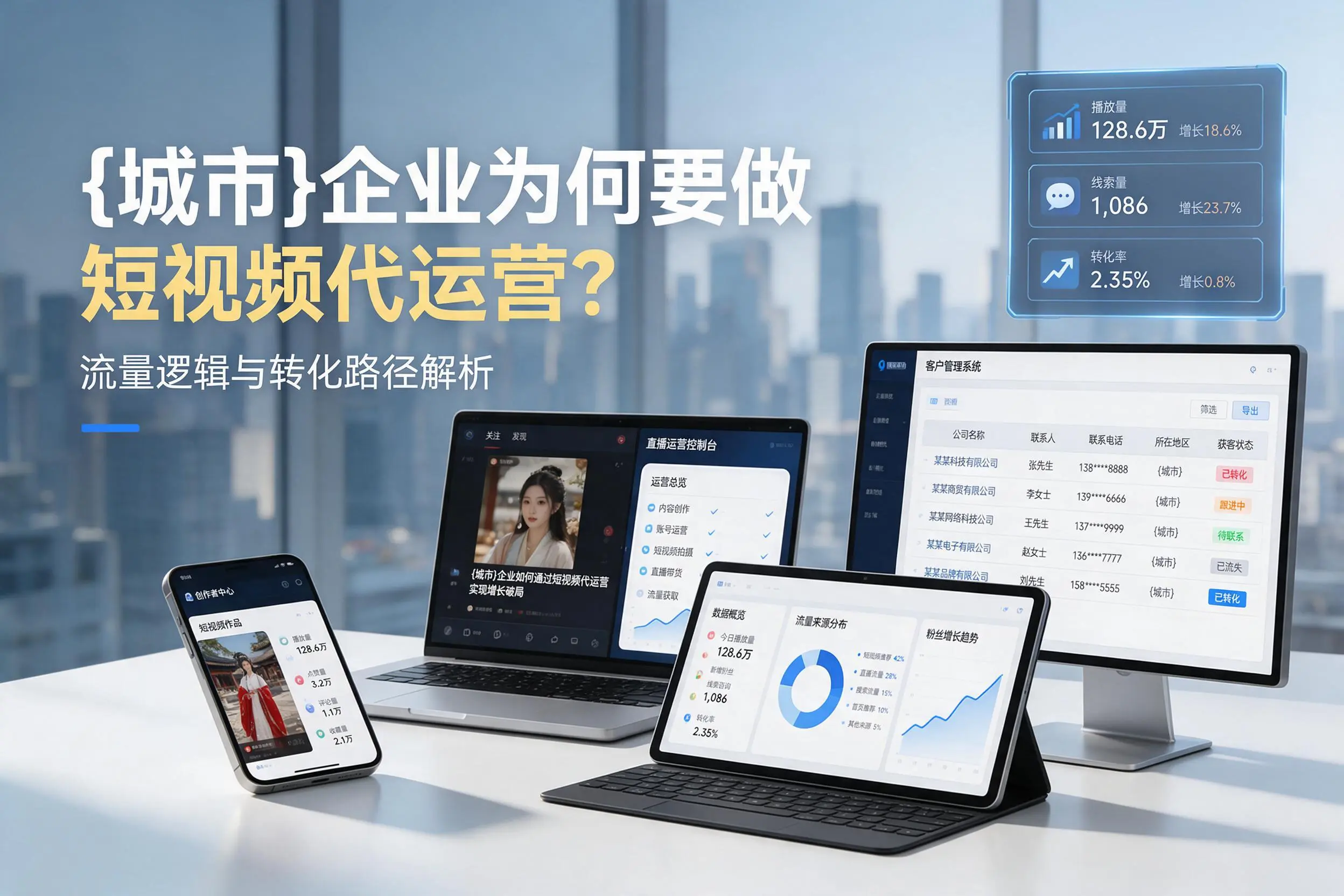 六盘水企业为何要做短视频代运营？流量逻辑与转化路径解析