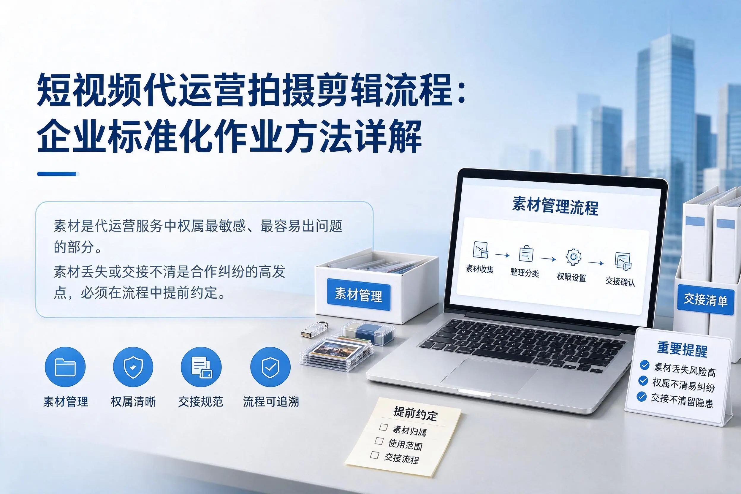 短视频代运营拍摄剪辑流程：六盘水企业标准化作业方法详解
