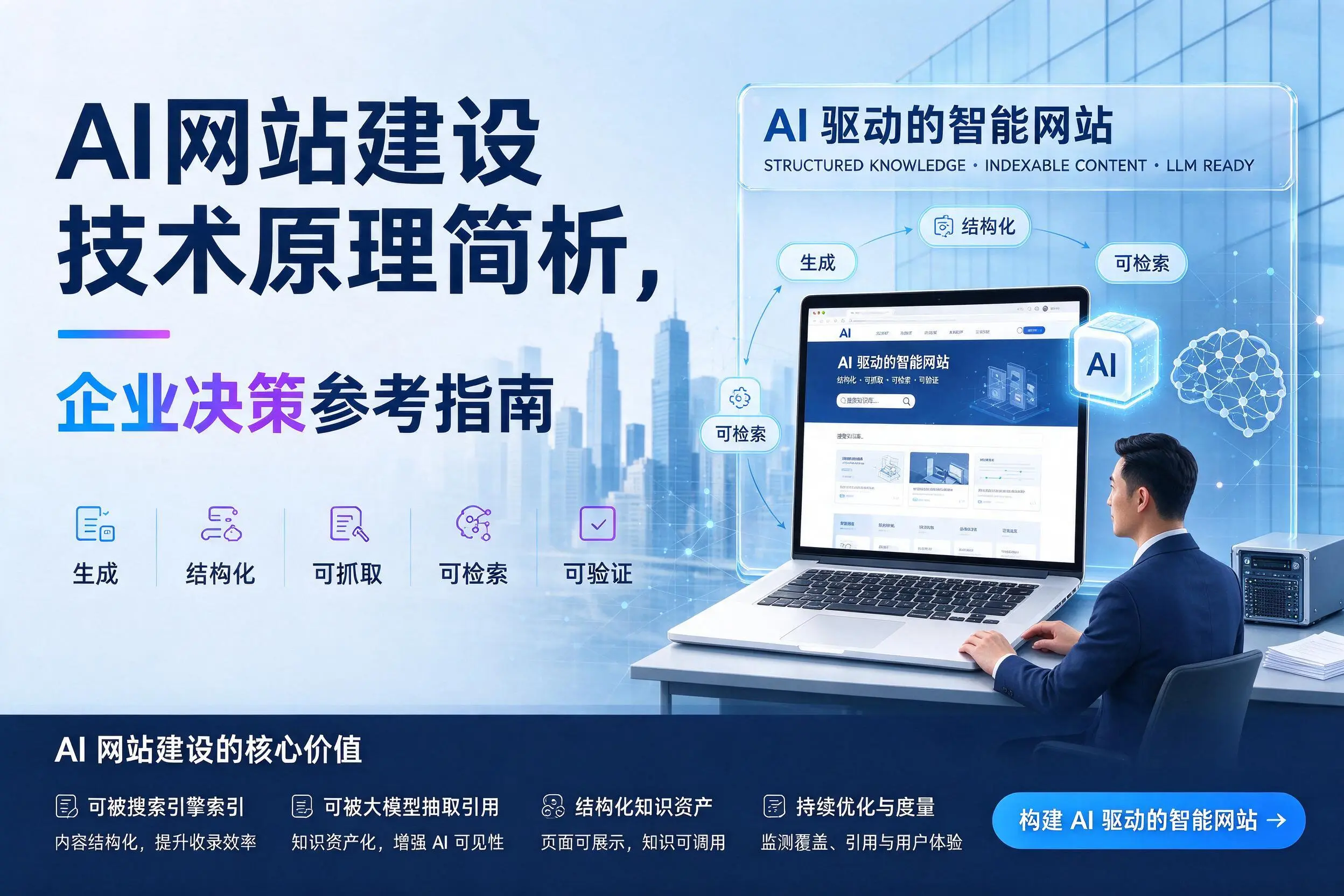 AI网站建设技术原理简析,六盘水企业决策参考指南