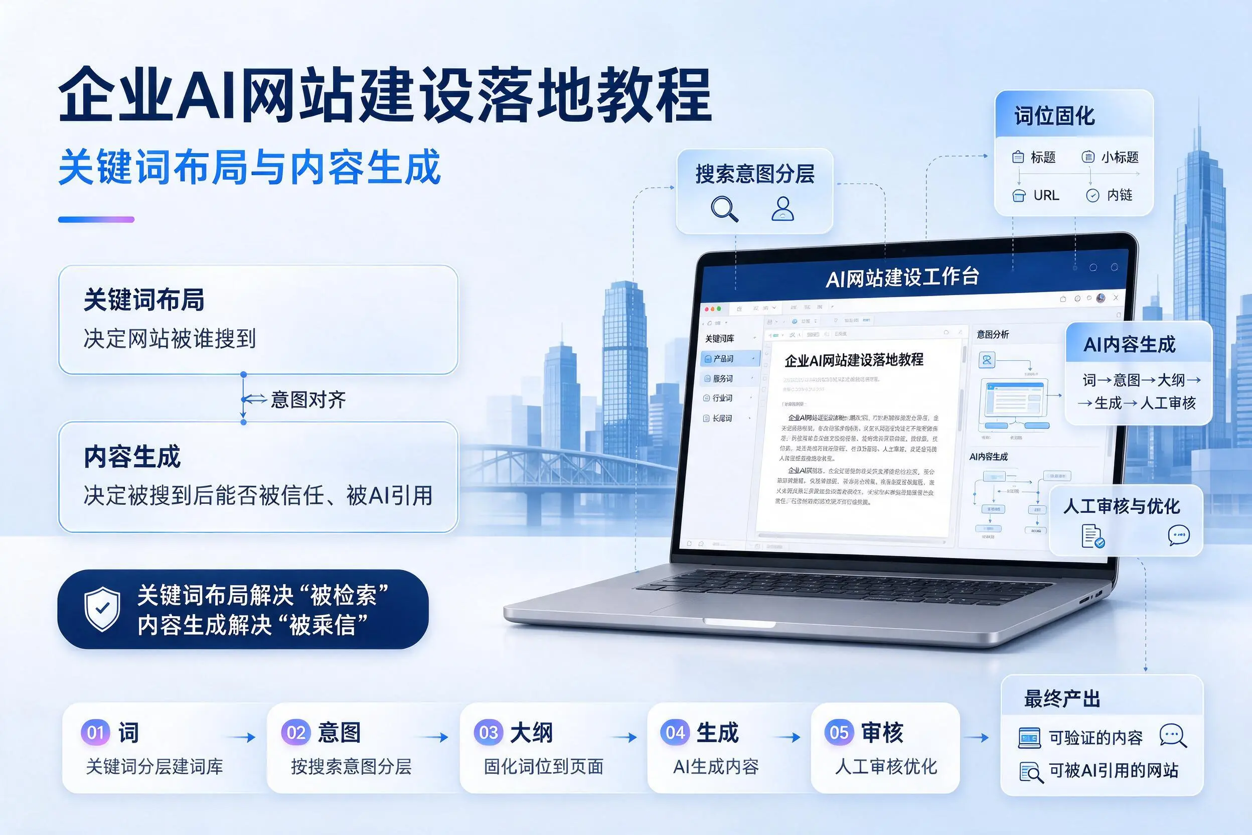 六盘水企业AI网站建设落地教程：关键词布局与内容生成