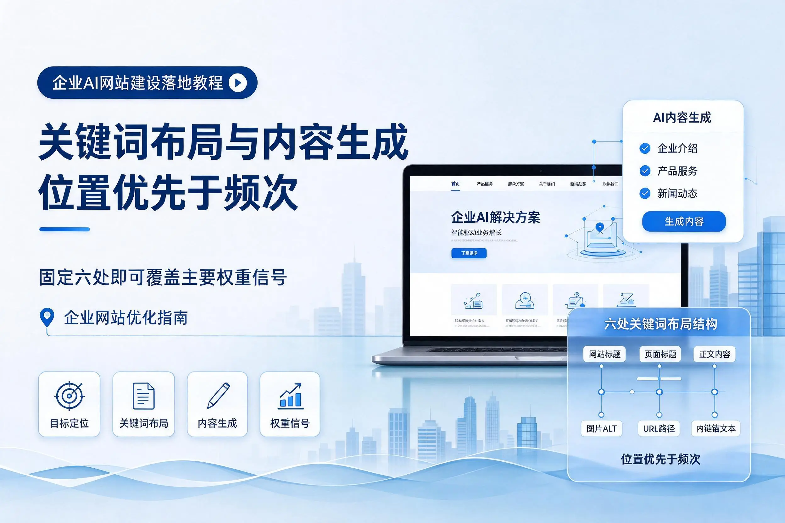 六盘水企业AI网站建设落地教程：关键词布局与内容生成
